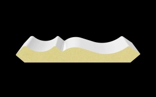 Crown Molding Georgian - 5/8" (15 mm) x 4-1/4" x 12'