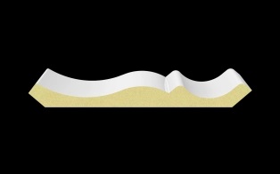 Crown Molding Georgian - 5/8" (15 mm) x 5-1/4" x 12'