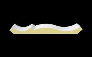 Crown Molding Georgian - 5/8" (15 mm) x 6-1/2" x 12'