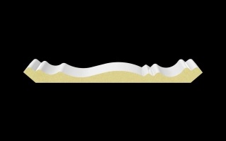 Crown Molding Milan - 3/4" (18 mm) x 7-3/4" x 12'