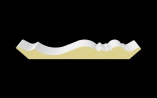 Crown Molding Tuscan - 3/4" (18 mm) x 6-1/2" x 12'