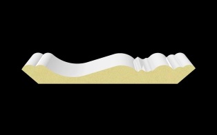 Crown Molding Tuscan - 5/8" (15 mm) x 5" x 12'