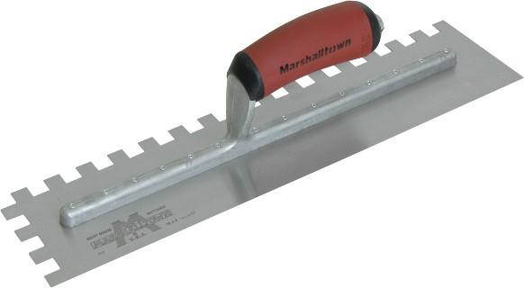 Truelle 4" x 16", encoches carrées 1/2"