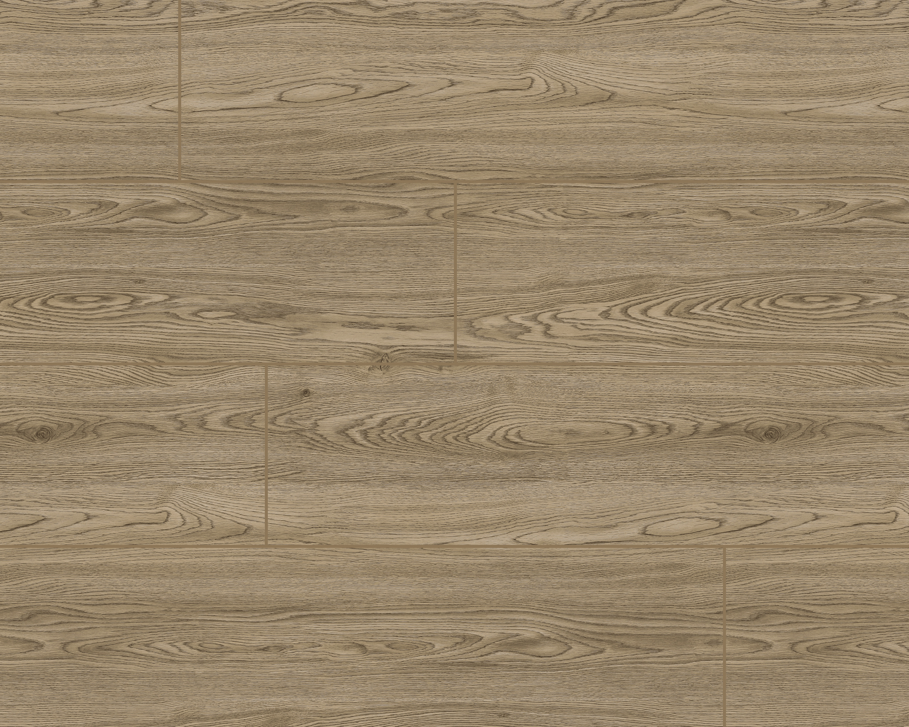 Planche de vinyle Barn's Wood Trendy Oak Click Lock 7" x 48"