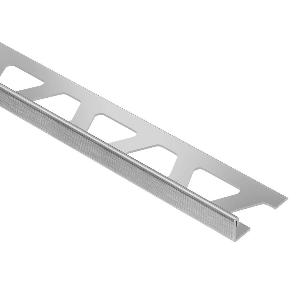 Schluter Systems Schiene 0.25-in W x 98.5-in L Satin Anodized Aluminum L-angle Tile Edge Trim Schluter Systems Schiene 0.25-in W x 98.5-in L Satin Anodized Aluminum L-angle Tile Edge Trim