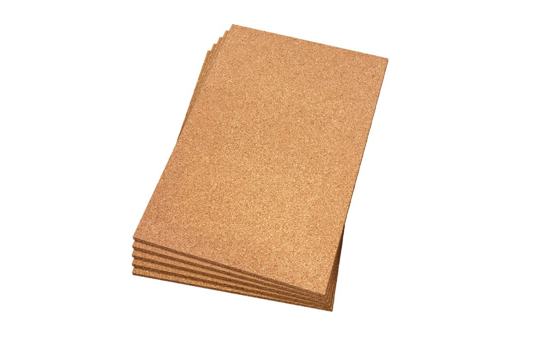 Acoustic Underlayment Sheet Natural Cork 2' x 3' - 6 mm (6 sqft)