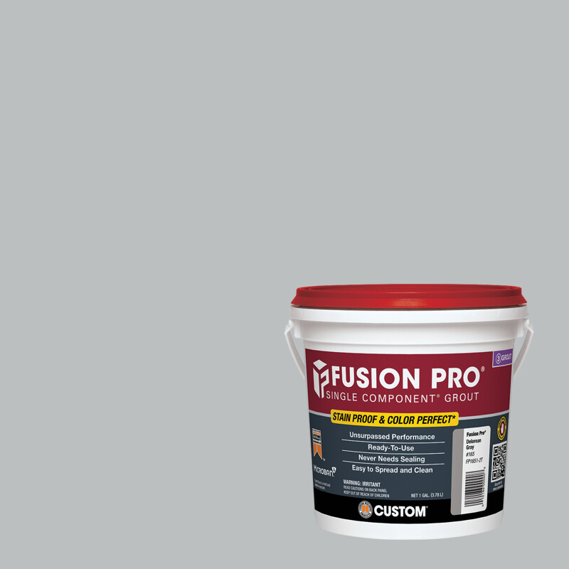 Sanded Grout Fusion Pro Single Component #115 Platinum 3.78 L