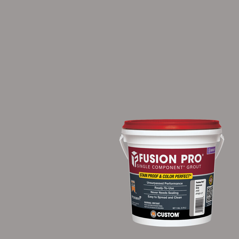 Sanded Grout Fusion Pro Single Component #165 Delorean Grey 3.78 L
