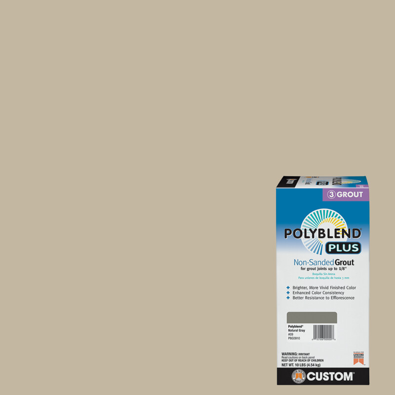 Unsanded Grout PolyBlend Plus #172 Urban Putty 4.54 kg
