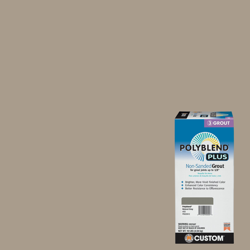 Custom Building Products Polyblend Plus #183 Chateau 10 lb. Unsanded Grout