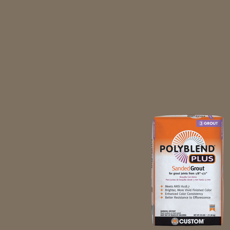 Sanded Grout PolyBlend Plus #541 Walnut 11.34 kg