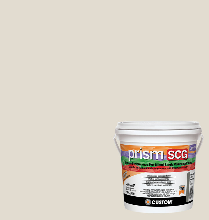 Custom Building Products Prism SCG #165 Delorean Gray 1 gal. Ultimate Performance Pre-Mixed Single Component Grout