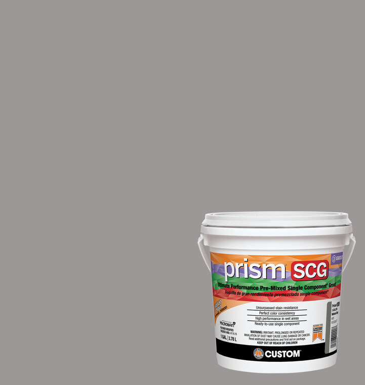 Custom Building Products Prism SCG #165 Delorean Gray 1 gal. Ultimate Performance Pre-Mixed Single Component Grout