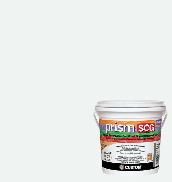 Custom Building Products Prism SCG #640 Arctic White 1 gal. Ultimate Performance Pre-Mixed Single Component Grout