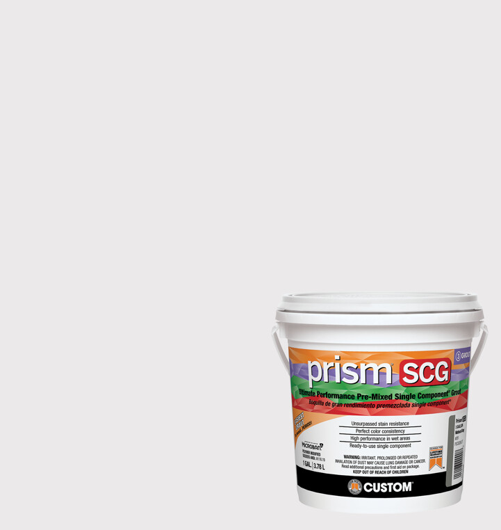 Custom Building Products Prism SCG #165 Delorean Gray 1 gal. Ultimate Performance Pre-Mixed Single Component Grout