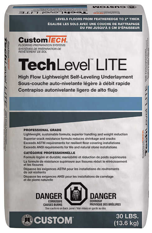 Self-Leveling Underlayment TechLevel Lite - 13 mm 30 lb