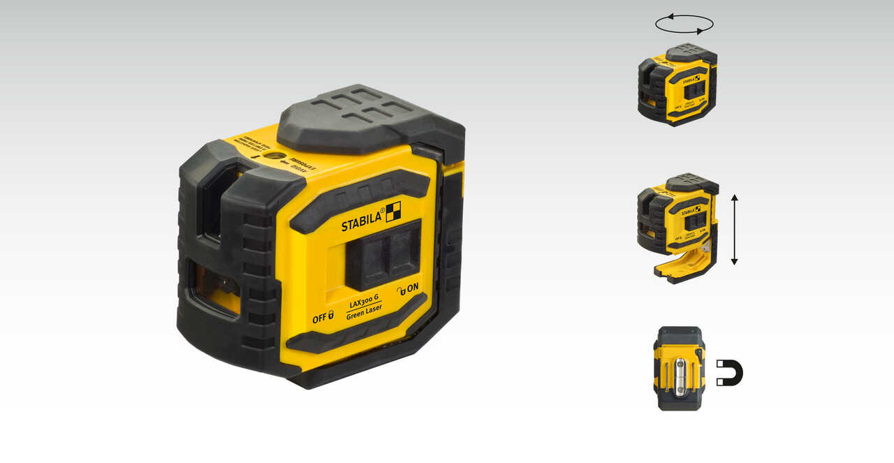LAX 300 G Cross Line Plus Plumb Point Laser