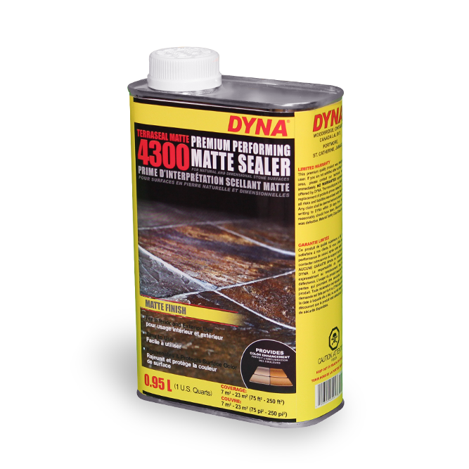 Premium Performing Matte Sealer and Stone Enhancer Terraseal Matte 4300 - 946 ml