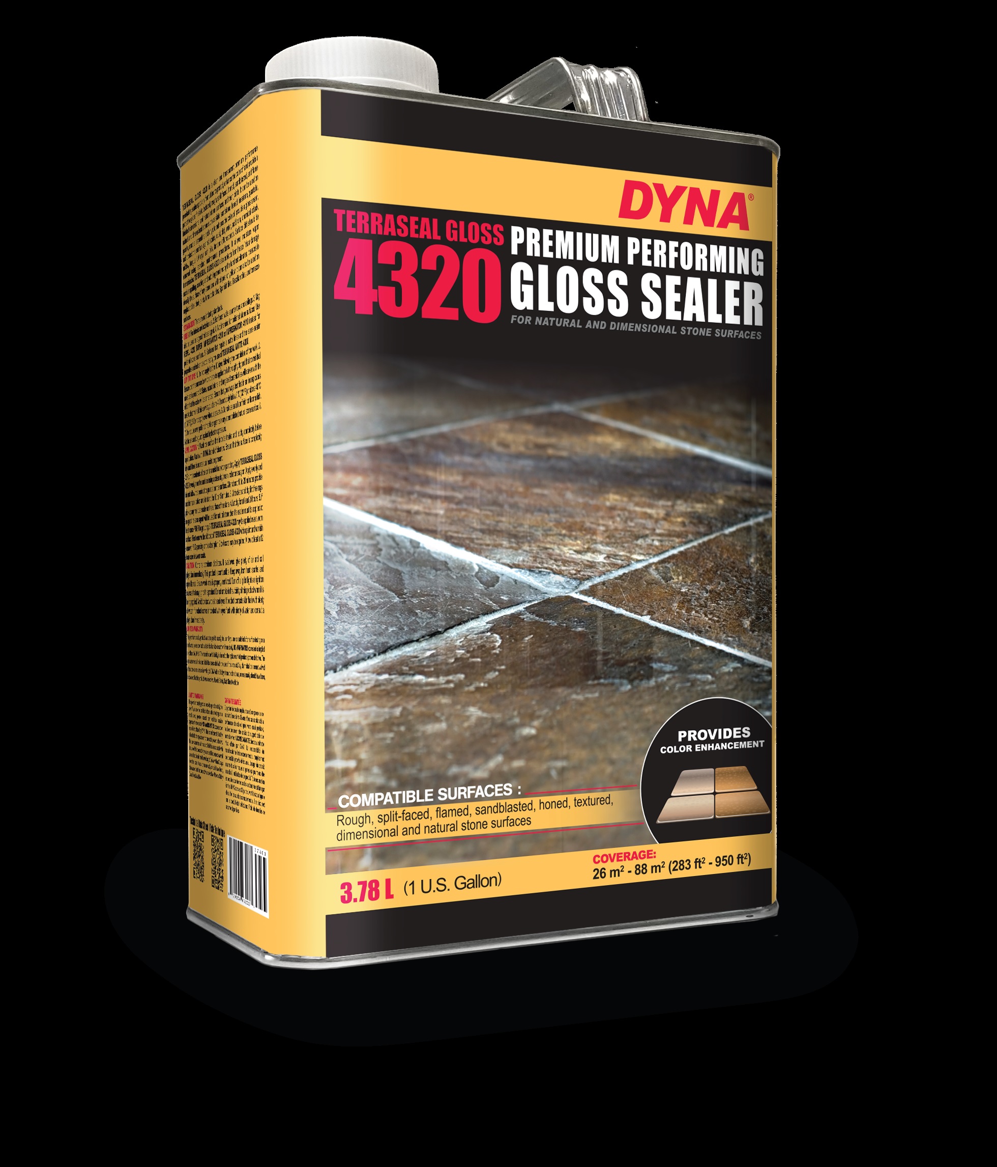 Premium Performing Gloss Sealer and Stone Enhancer Terraseal Gloss 4320 - 3.78 L