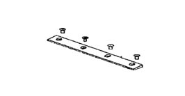 Stand Up Extendable Scraper Blade Retaining Plate