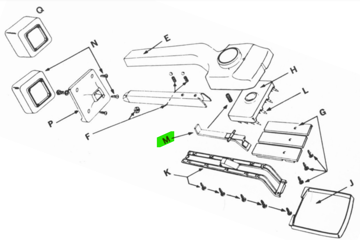 Trigger Assembly with Spring for 10-412