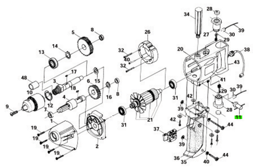 Chuck Key for 21630