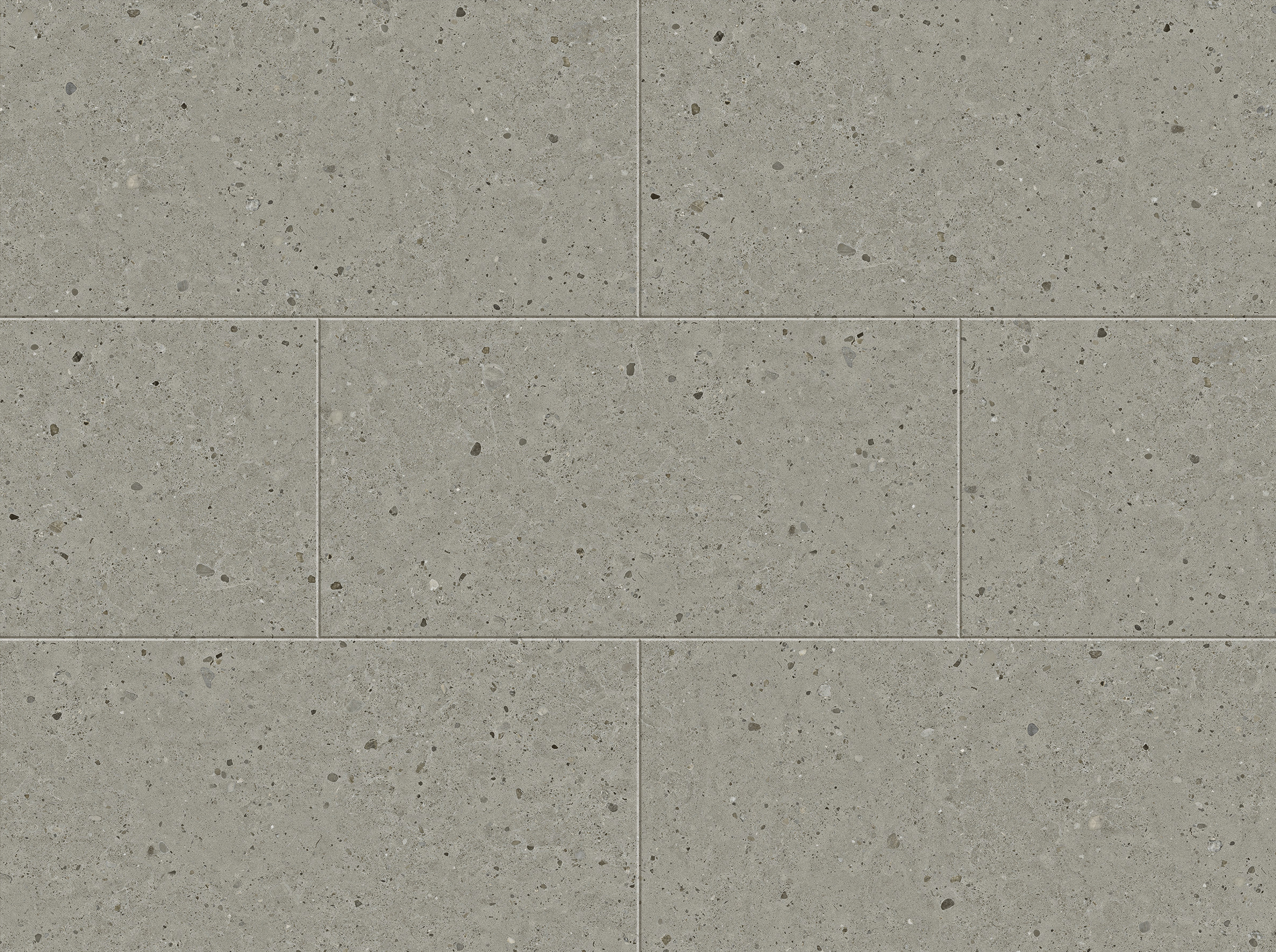 Vinyl Tile Isabel Terrazzo Gray Glue Down 12" x 24"
