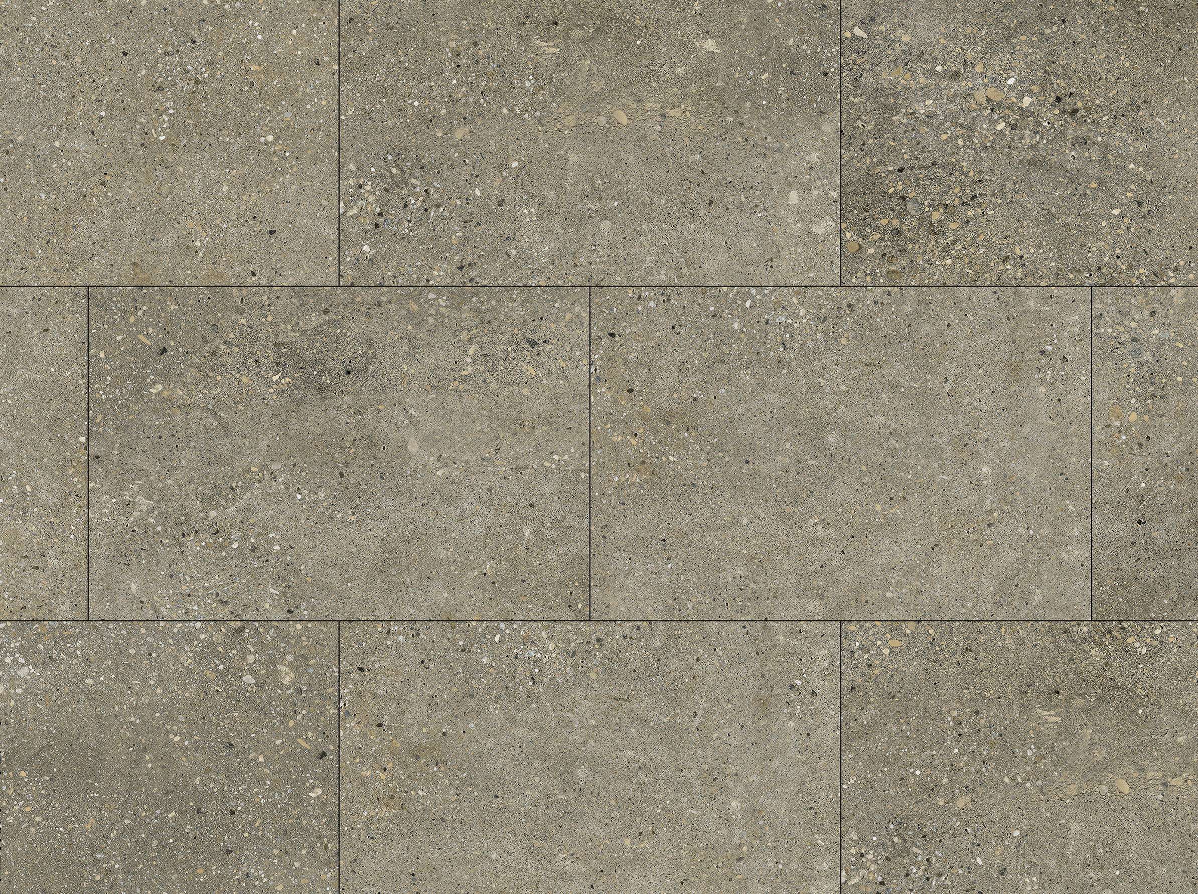 Vinyl Tile Isabel Terrazo Sand Glue Down 12" x 24"