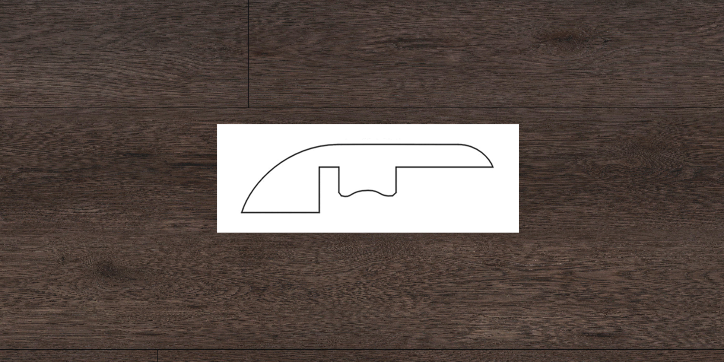 Vinyl Jacobean Oak Reducer 94-1/2"