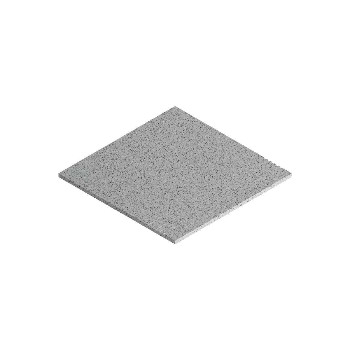 Floor Tiles Dotti Matte Light Grey Step Tread 12" x 12"