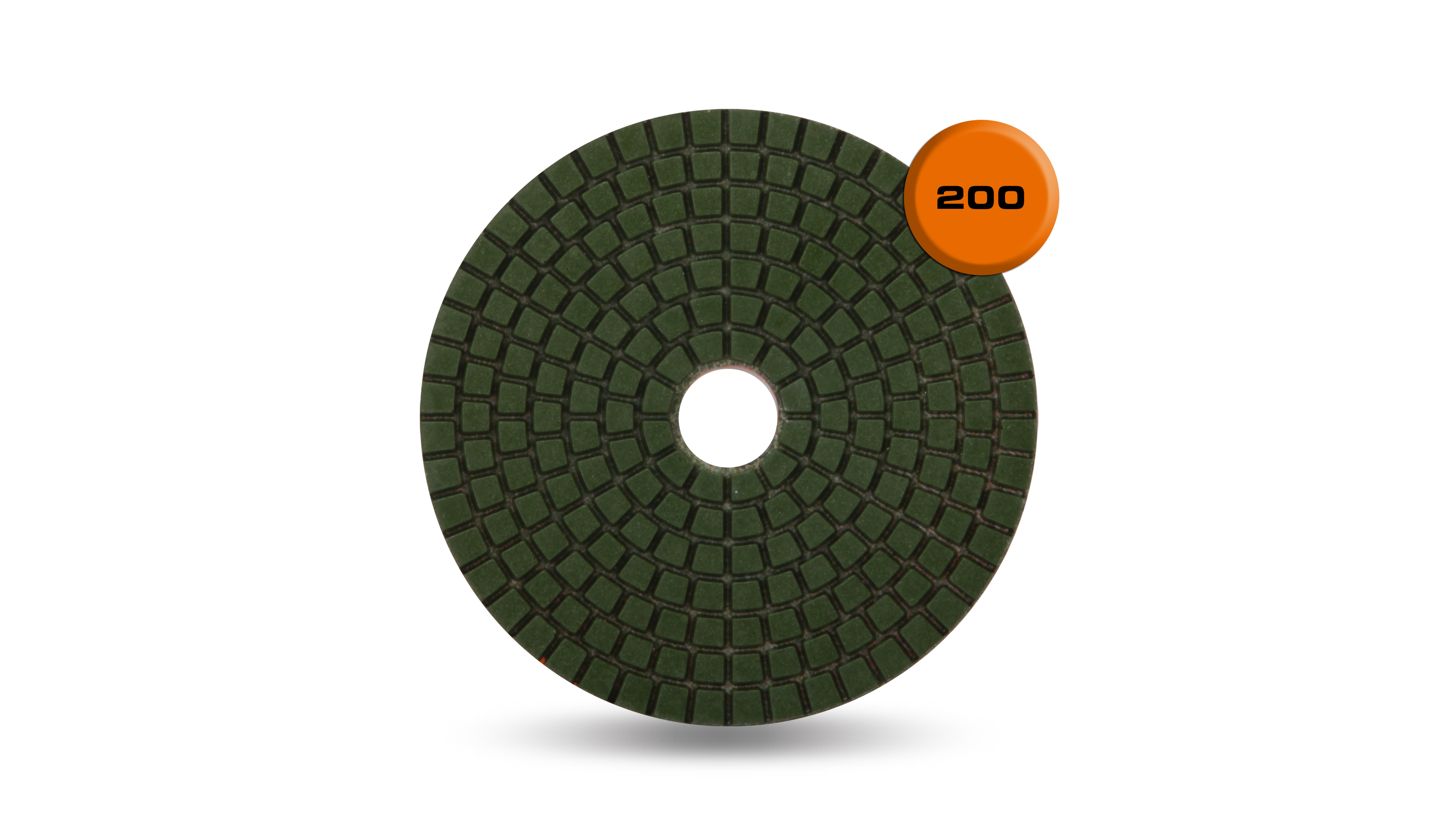 Resin Wet Polishing Pad Grit 200 4"