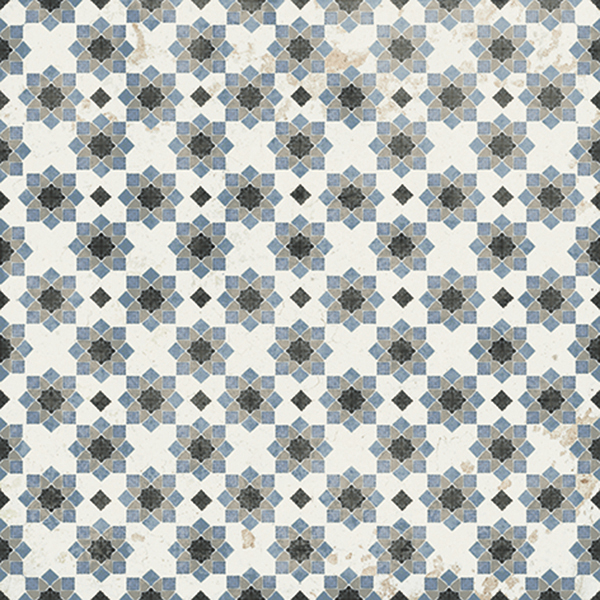 Floor Tiles New Vintage Decoro 1 Natural 8" x 8"
