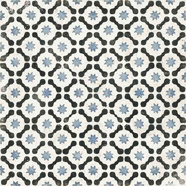 Tuiles plancher New Vintage Decoro 12 Naturel 8" x 8"