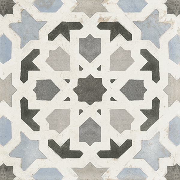 Floor Tiles New Vintage Decoro 4 Natural 8" x 8"
