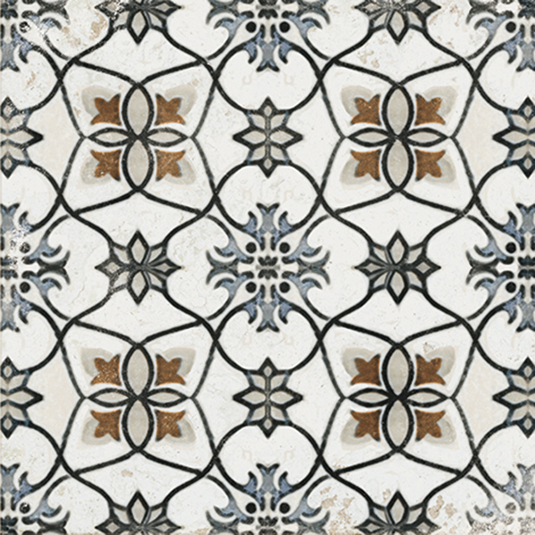 Floor Tiles New Vintage Decoro 7 Natural 8" x 8"