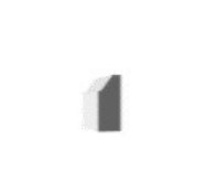 Shoe Moulds Bevel Step MDF - 3/8" (9.5 mm) x 1-3/8" x 8'