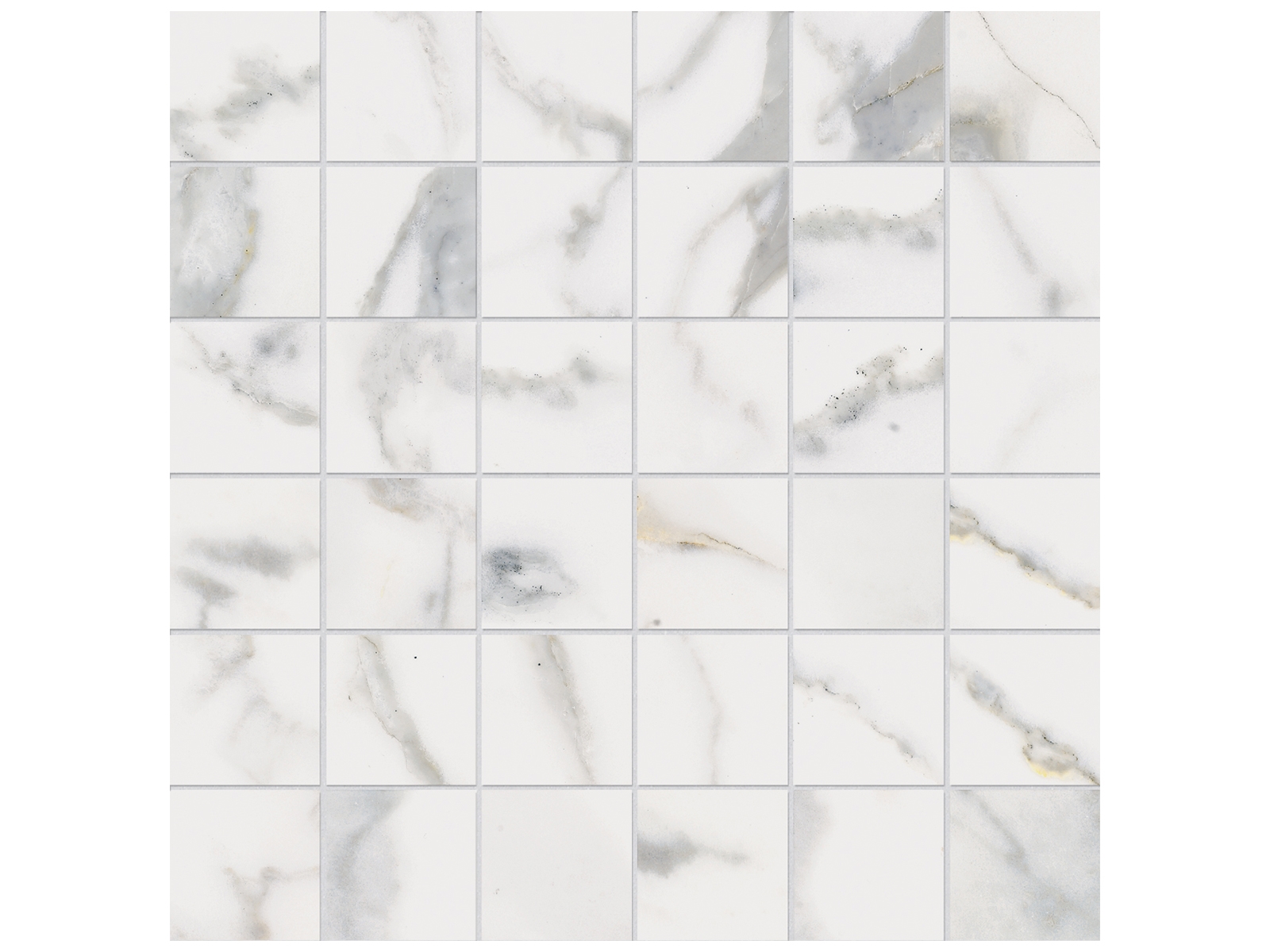 Mosaïque Classic Calacatta mate 12" x 12"