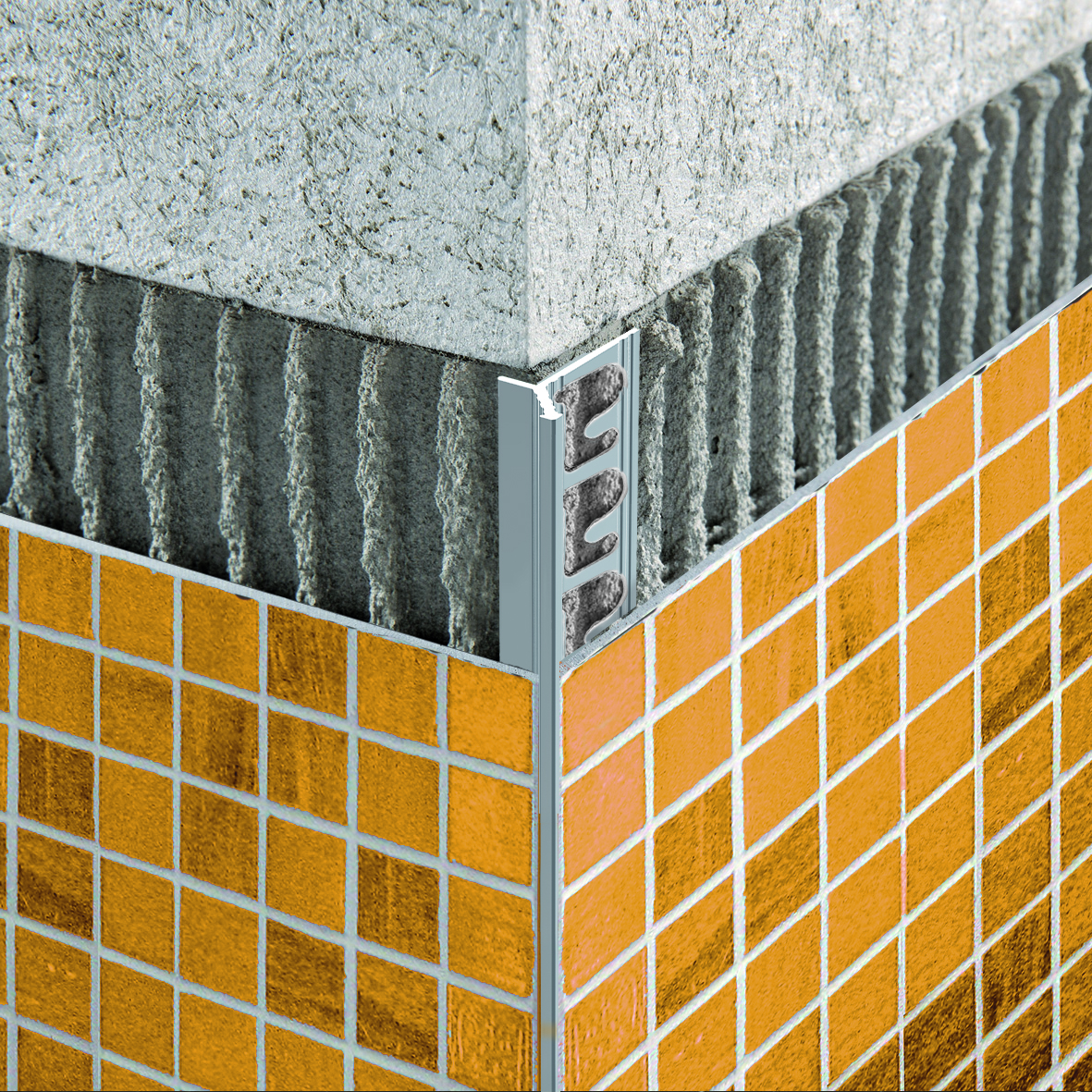 Prokerlam Line Anodized and Polished Aluminium 10 mm