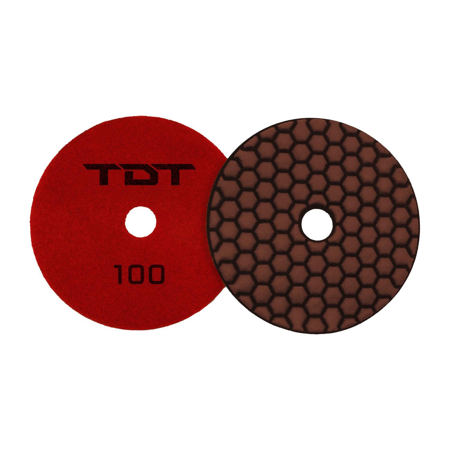 Titan Wet/Dry Polishing Pad 100 Grit - 4"