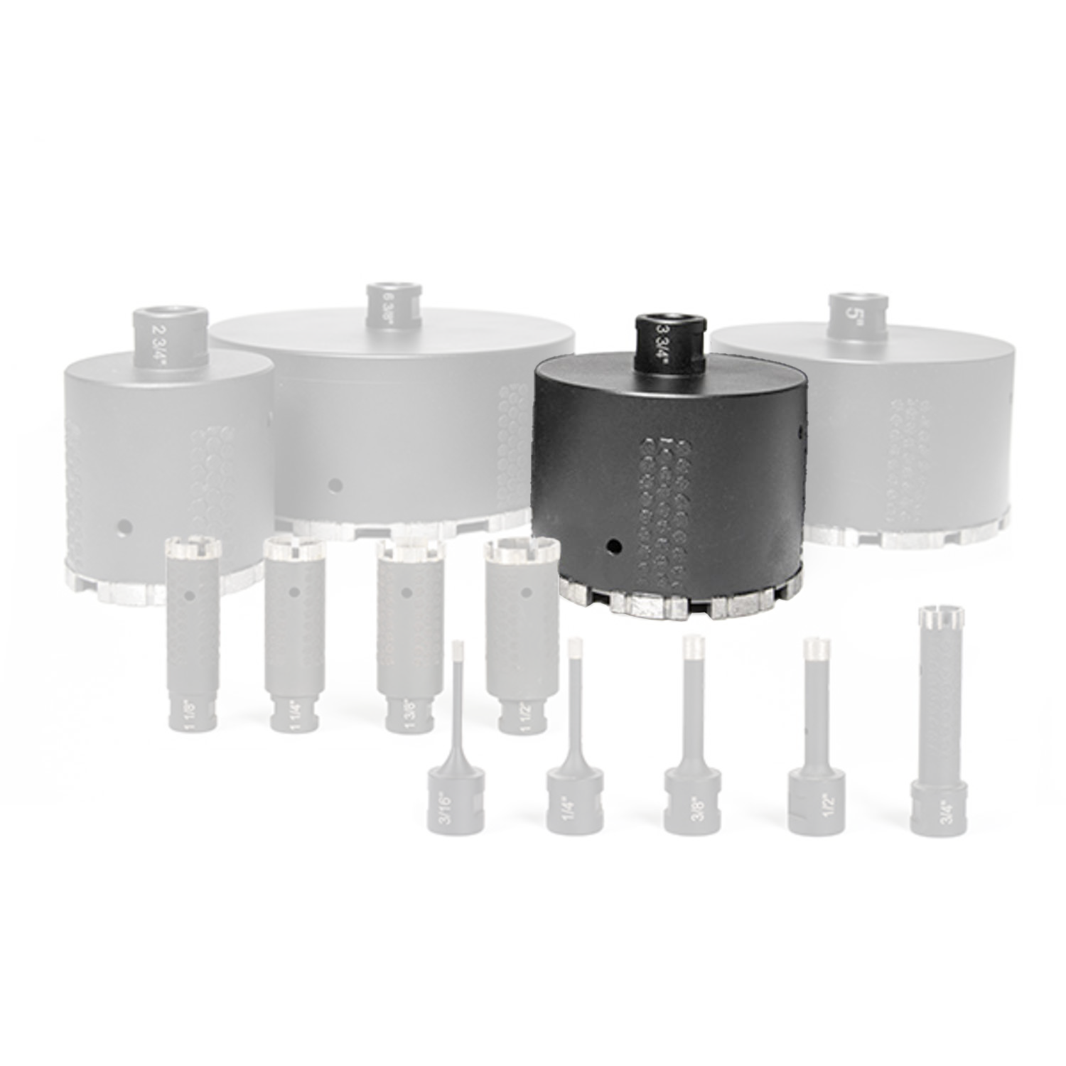 Wet/Dry Diamond Core Bit Linkwise 3-3/4" for Quartz and Marble