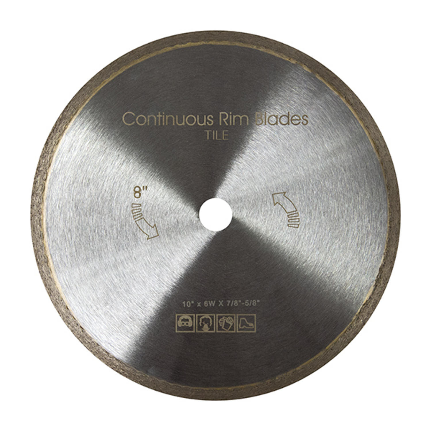 Continuous Wet Tile Blade 8"