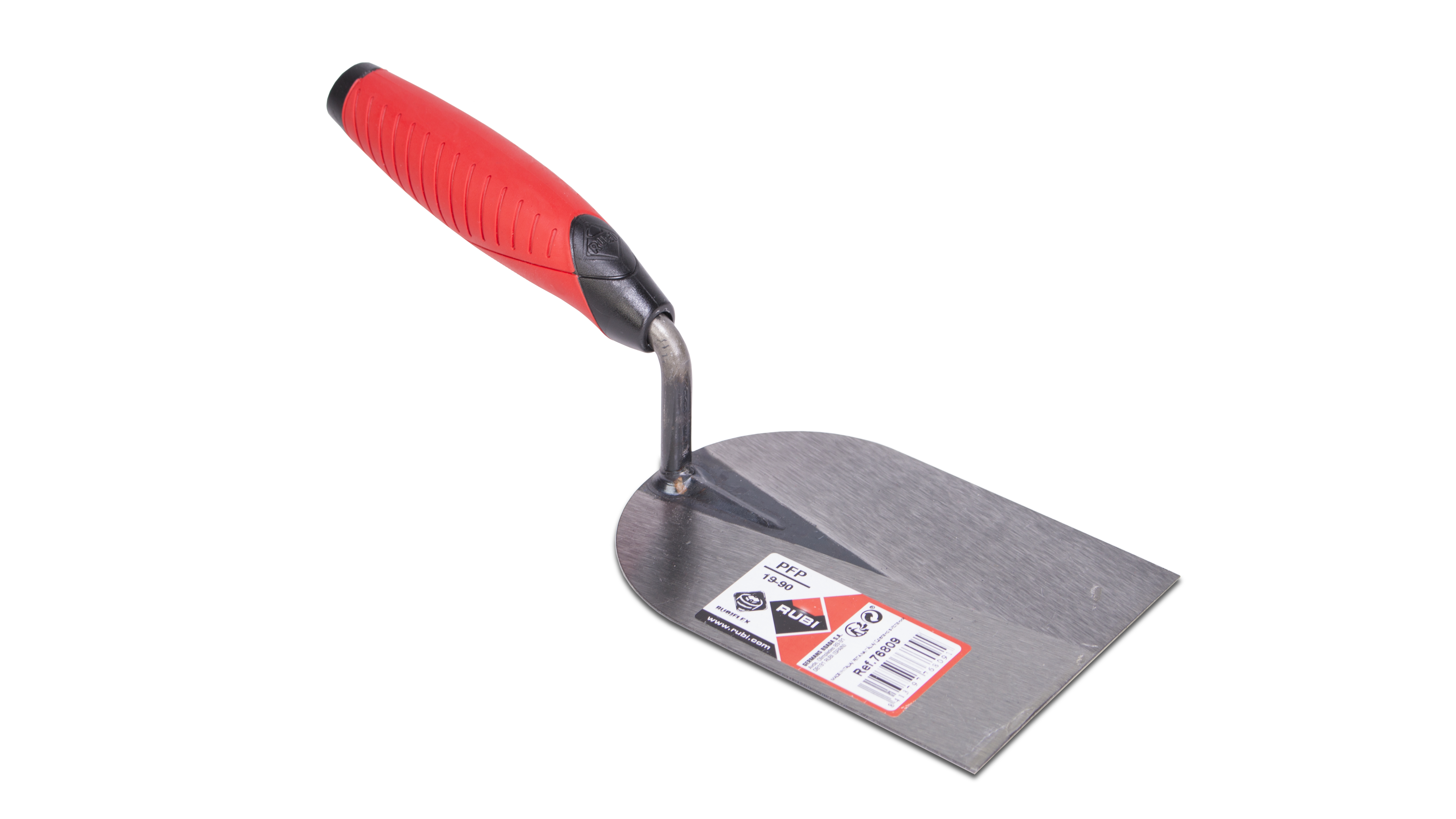 Brick Trowel PFP19 RubiFlex with Bimaterial Handle 3-9/16" x 5-1/16"