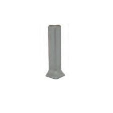 Coin extérieur pour moulure Skirting 80 en aluminium arrgent anodisé 3-1/8" (80 mm) (paquet de 2)