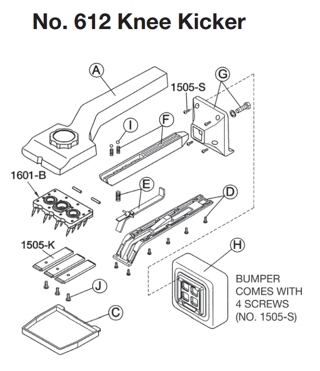Pin Plate For Kicker (#612)