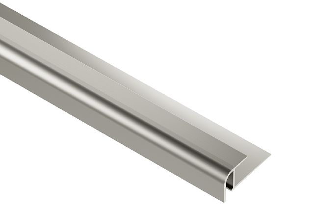 VINPRO-RO Bullnose Anodized Aluminum Brushed Nickel 1/2" (12.5 mm) x 8' 2-1/2"