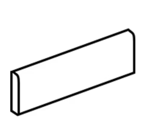 Floor Tile Rasa Beige Step One Side Bullnose 12" x 48"