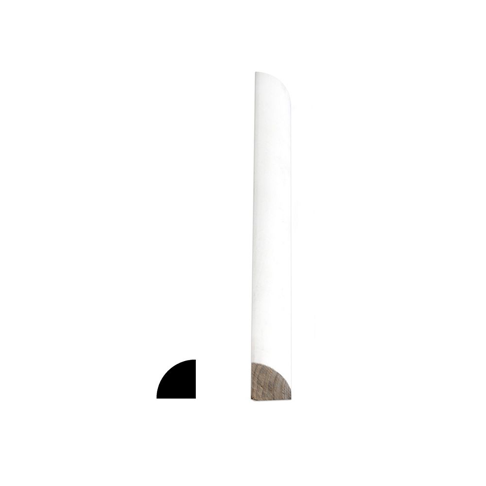 Primed Finger Jointed Pine Quarter Round 11/16" x 11/16" x 8'