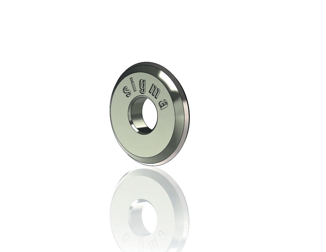Spare Scoring Wheel Carbide 15 mm for art. 2D4 and Serie 3 Klick Klock Tile Cutters