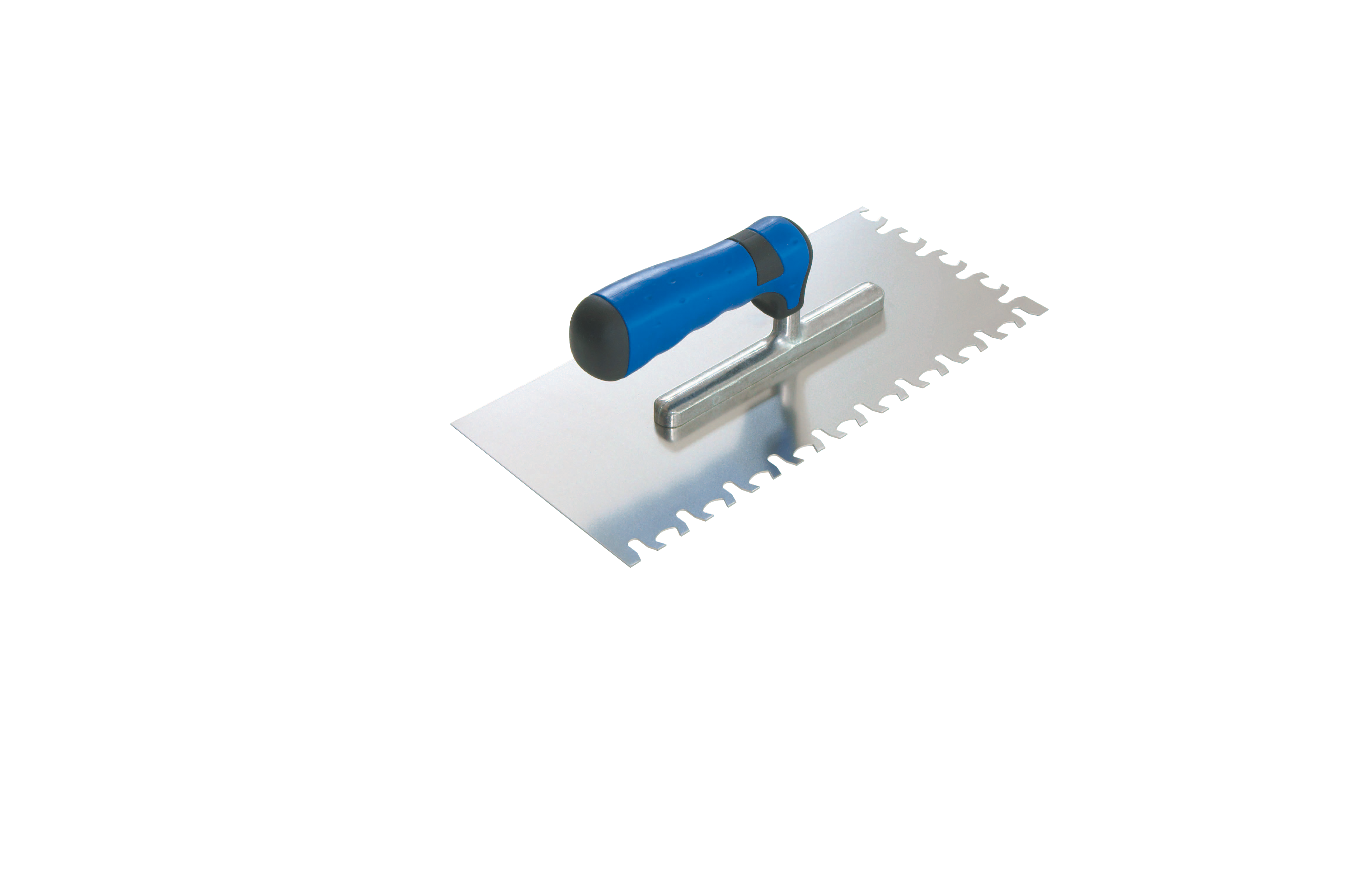 Stainless Steel Trowel for Correct AIR-FREE Thinset Application with Soft Anatomical Handle