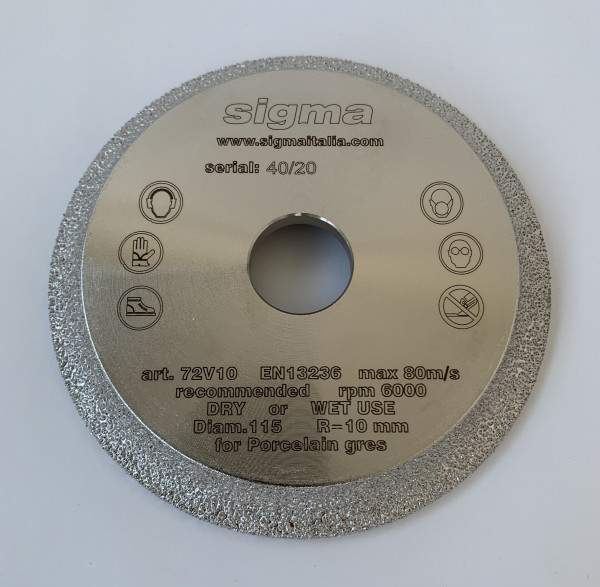 Diamond Grinding Wheel Vaccuum 4-1/2" for Jolly-Edge